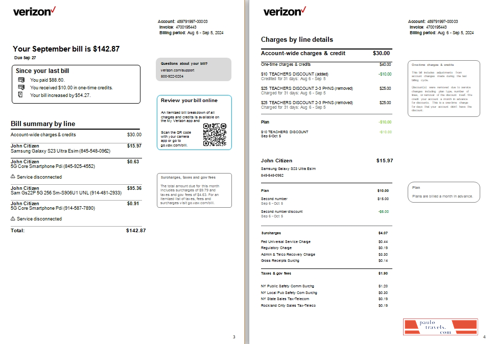 USA New Jersey Verizon utility 3 4 scr